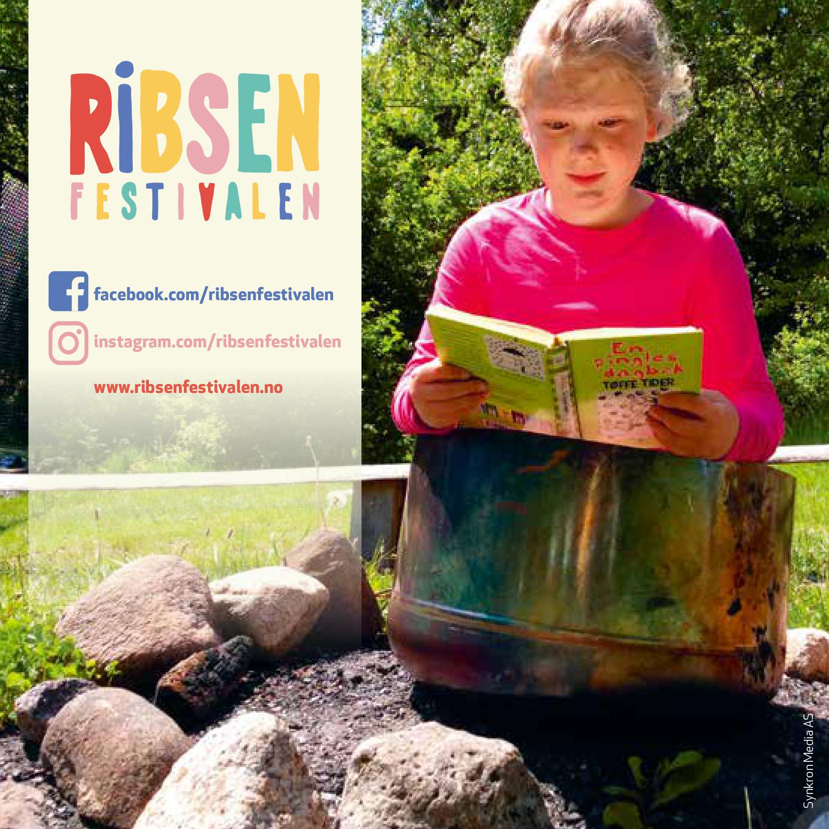 Ribsenfestivalen facebook.com/ribsenfestivalen instagram.com/ribsenfestivalen www.ribsenfestivalen.no